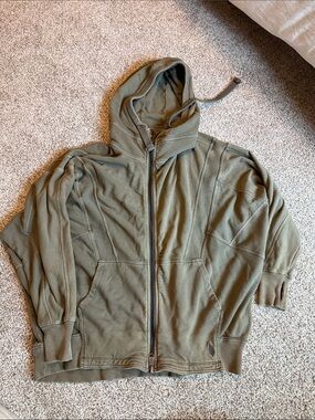 FP Movement by Free People Olive Green Zip Hoodie